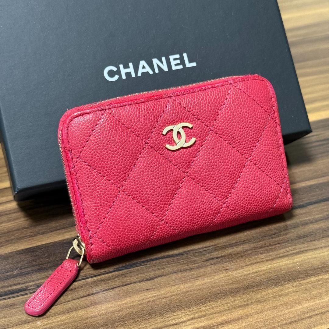 ⭐️美品 シールあり⭐️CHANEL シャネル コインケース キャビアスキン