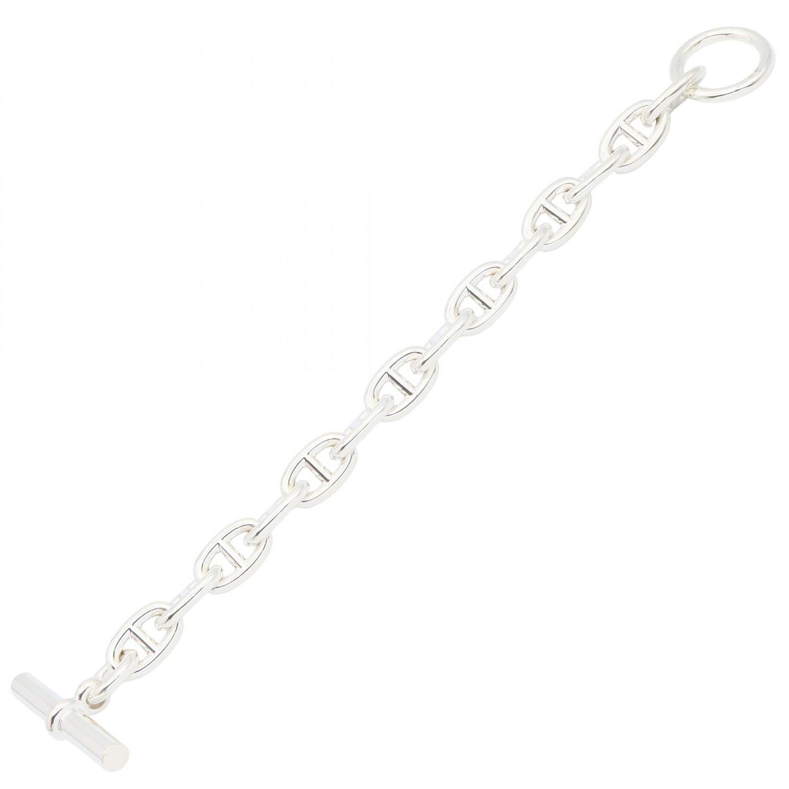 エルメス HERMES ブレスレット シェーヌダンクル MM 14コマ ブレスレット 腕回り15㎝ シルバー925 シェーヌダンクル MM 14コマ ブレスレット ユニセックス Used A