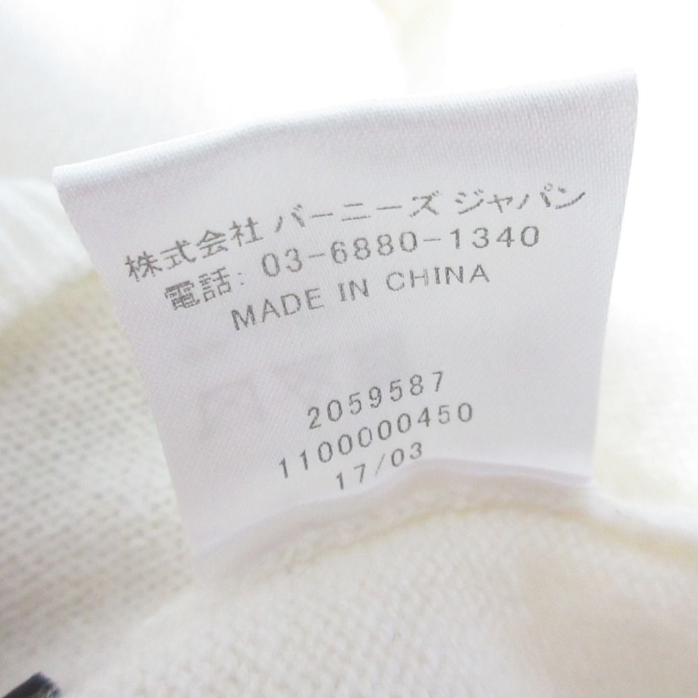 美品 BARNEYS NEW YORK バーニーズニューヨーク カシミヤ100％ クルーネック ニットカーディガン 36 オフホワイト レディース 古着 中古 BARNEYS NEW YORK - 美品 BARNEYS NEW YORK バーニーズ