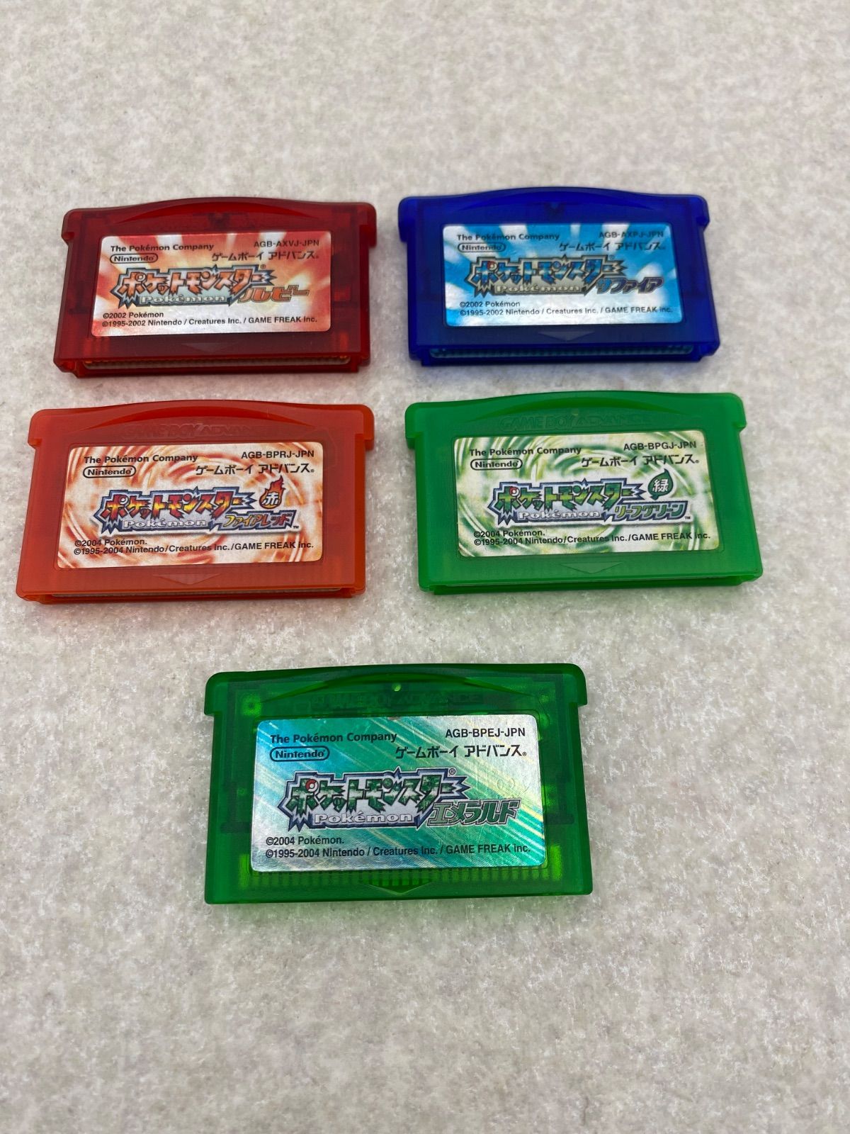 ゲームボーイアドバンス - ポケモンGBA 5セットまとめ売り ゲームボーイアドバンス ポケットモンスター 5点セット - メルカリ