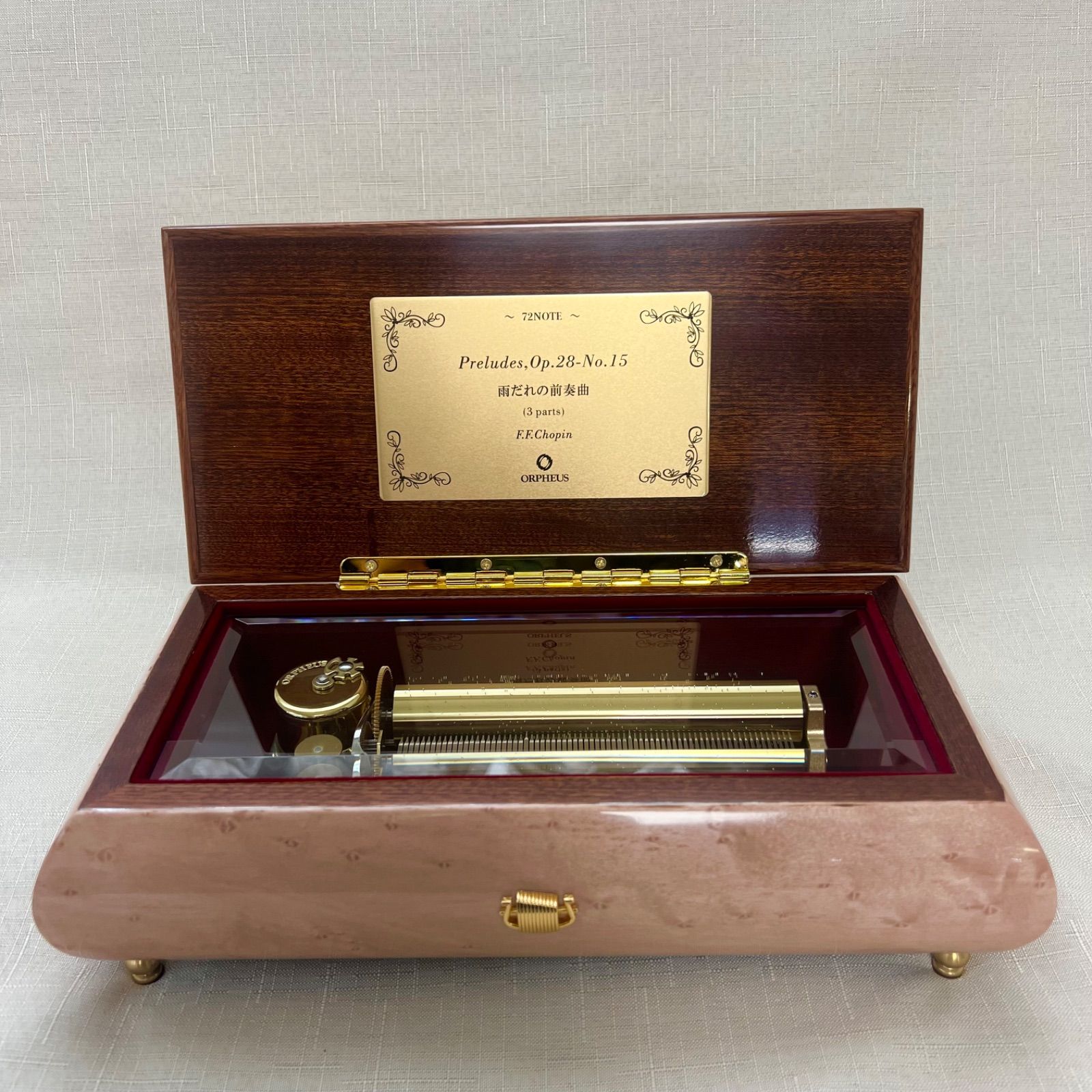 72弁オルゴール プレゼント orgel オルゴール療法 音楽療法 EX364