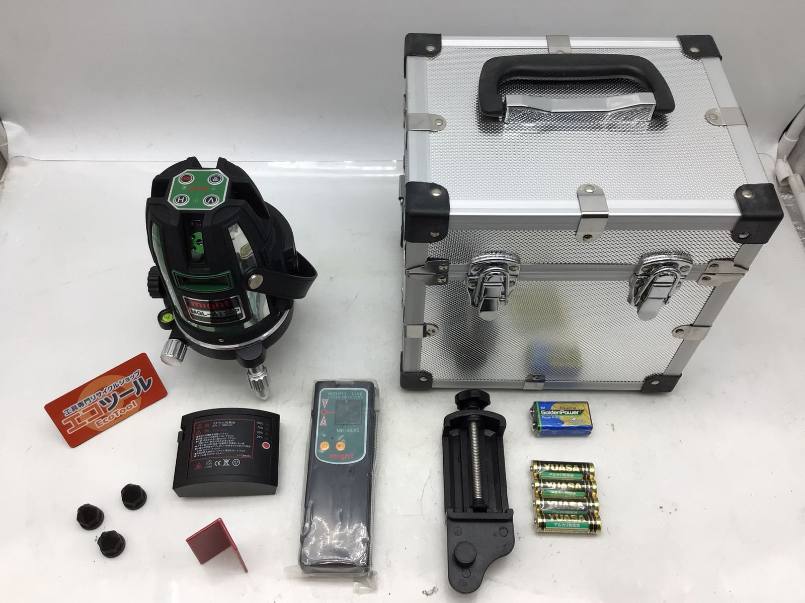 ♥に近い MIGHT|マイト工業 マイティラインレーザー墨出し機 MGL-411GP ITF19WQR1G9L エコツール知立店 M02