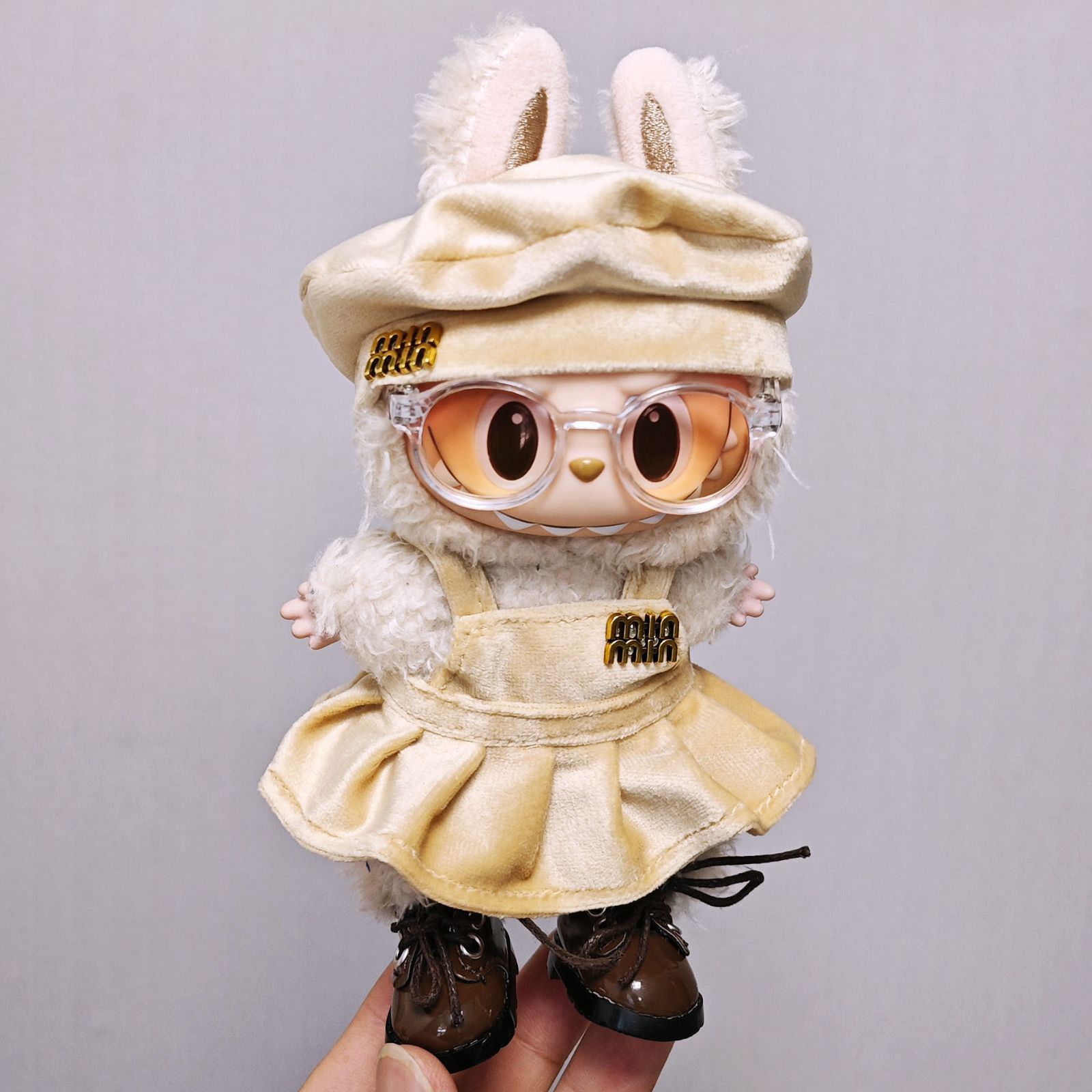 ラブブ 4点セット ぬいぐるみ用服 洋服 ぬい服 ぬいぐるみ 着せ替え 