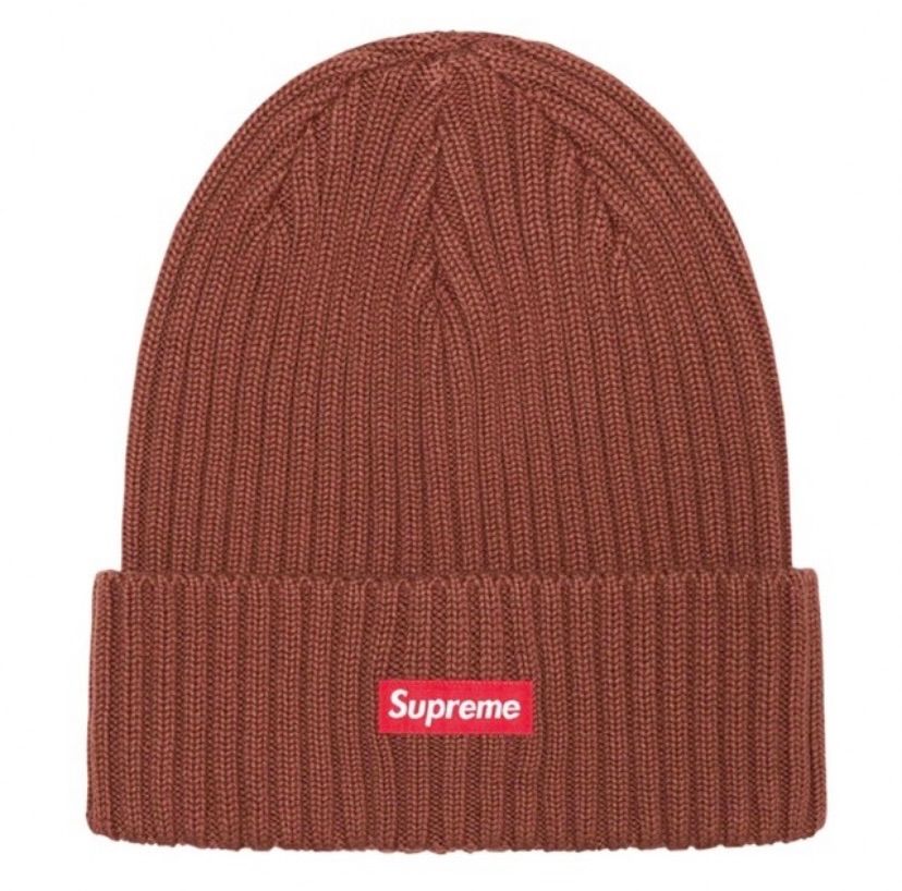 22SS SUPREME OVERDYED BEANIE “BROWN“メーカーシュプリーム