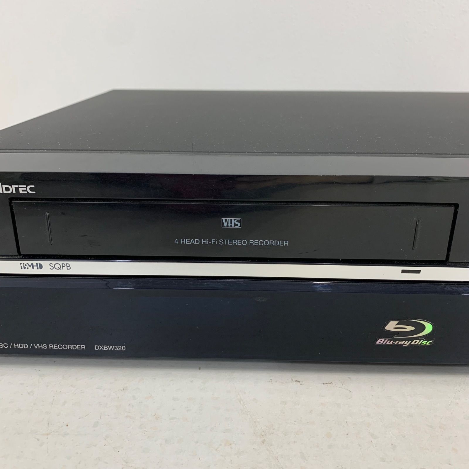 DXアンテナ 320GB 2チューナー ブルーレイレコーダー DXBW320