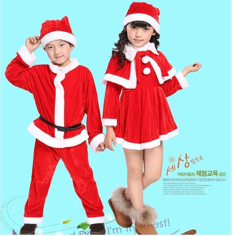 コスプレ服 キッズ用 サンタクロース クリスマスパーティー 子供用