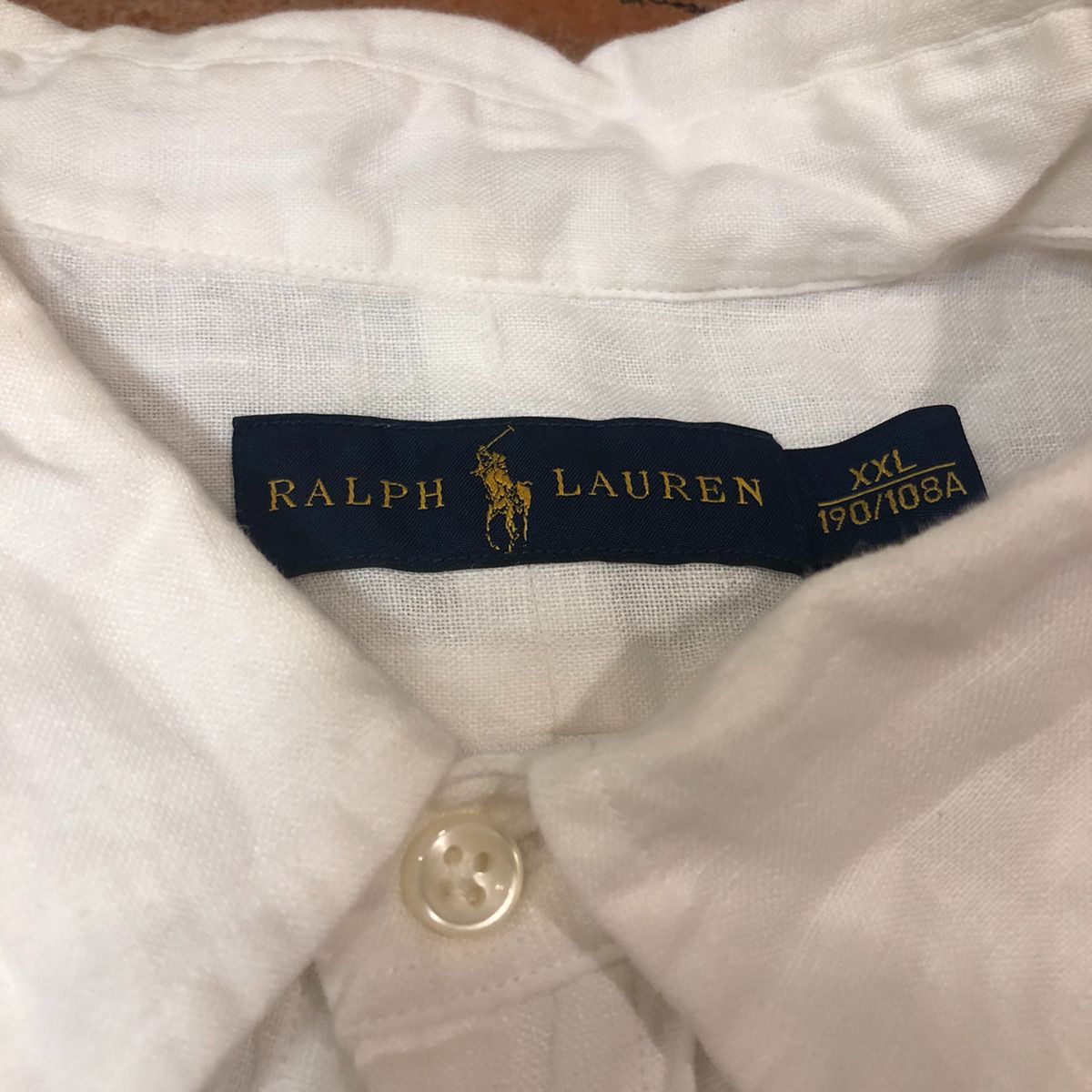 Ralph Lauren ラルフローレン 半袖シャツ リネン 麻100% XXL C-5