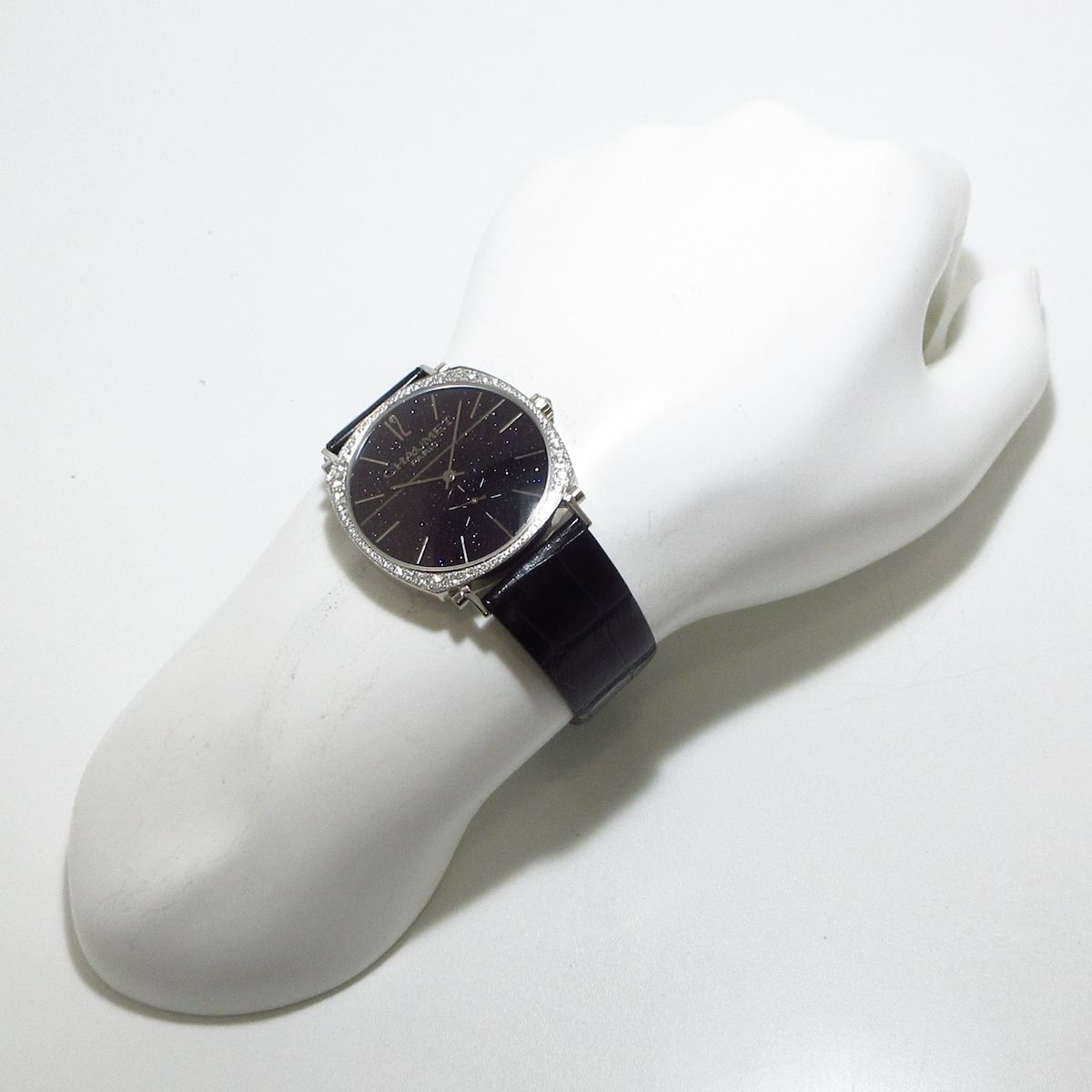 CHAUMET(ショーメ) 腕時計 ダンディ メンズ K18WG/ダイヤベゼル