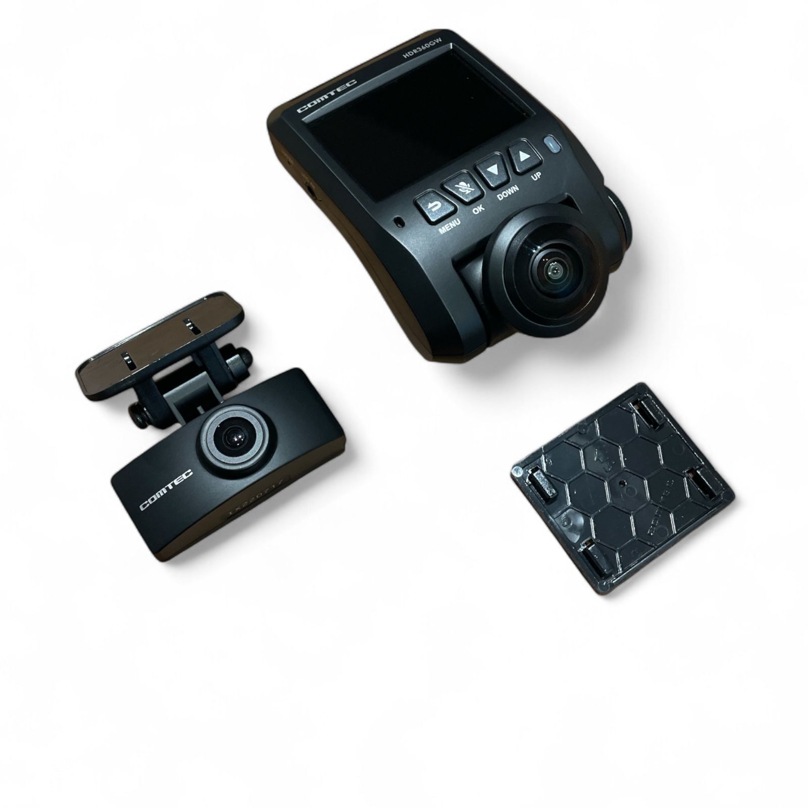 コムテック　HDR360GW　 ３６０度＋リアカメラ　ドライブレコーダー　中古 コムテック HDR360GW 360度＋リアカメラ ドライブレコーダー 中古