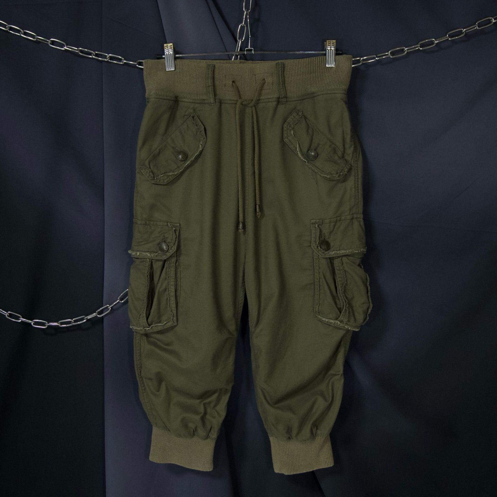 00s Studio Sho Multi Pockets Cotton Saruel Cargo Pants 2000