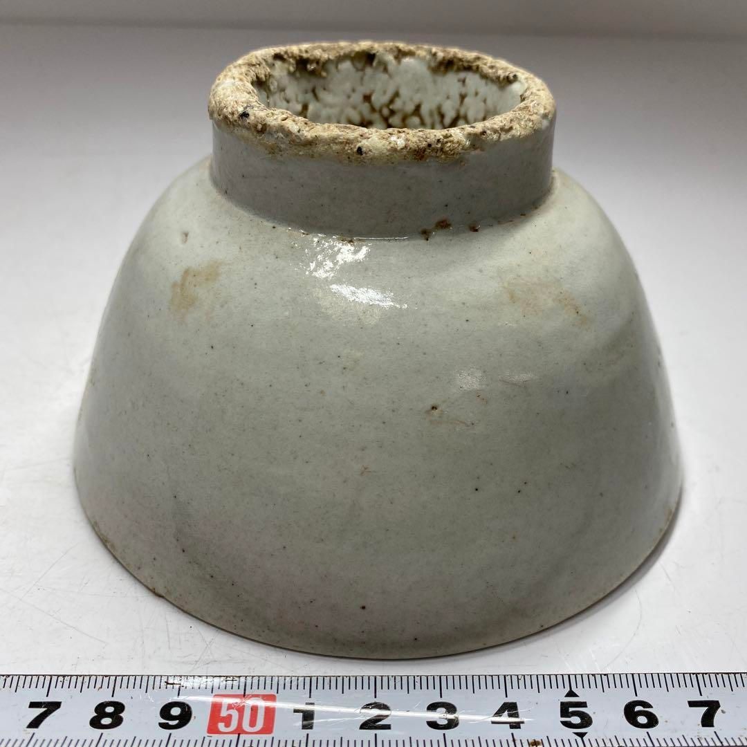 朝鮮古美術　李朝白磁茶碗　F 直径13.2cm 東H5-0903②タニチ 朝鮮古美術 李朝白磁茶碗 F 直径13.2cm 東H5-0903②タニチ
