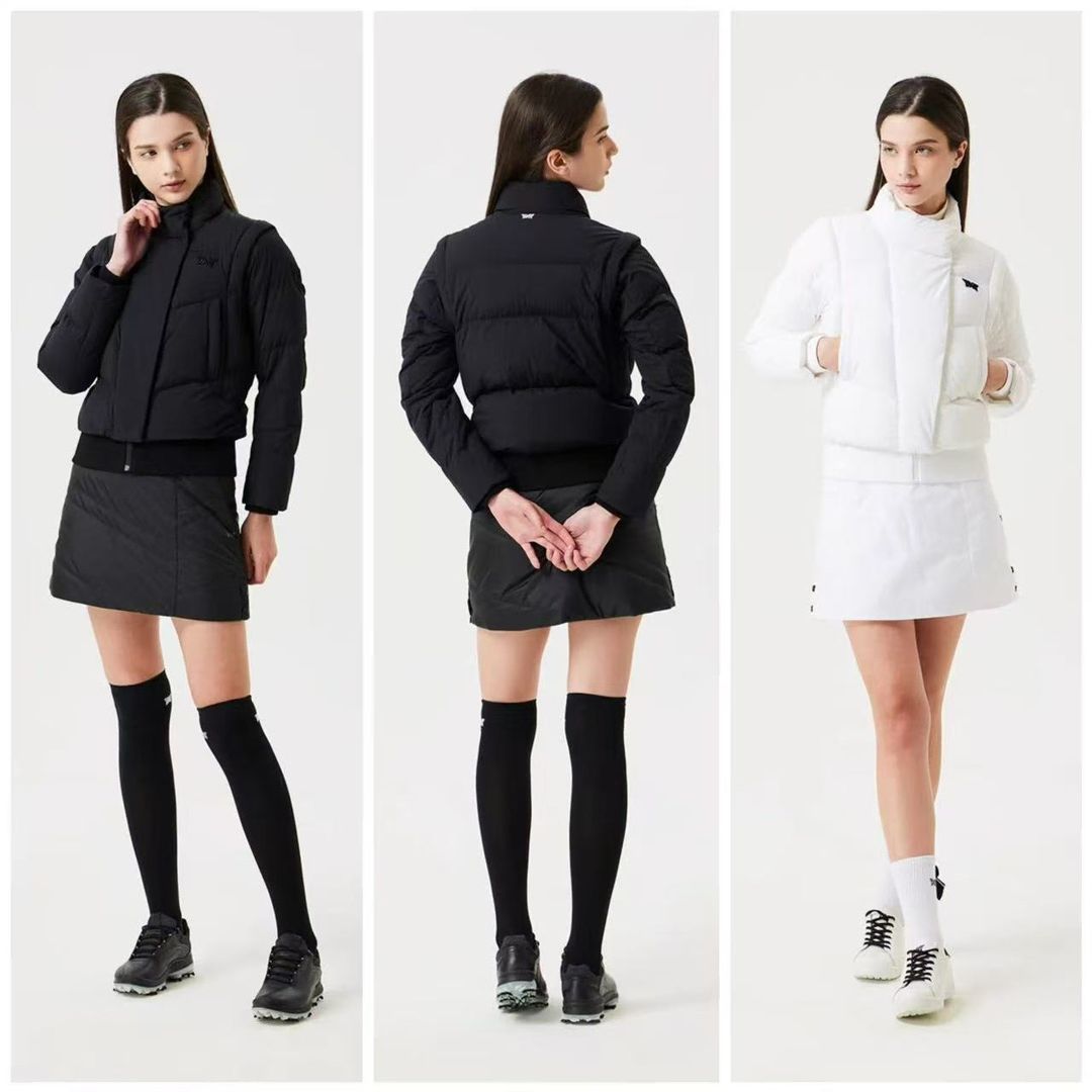 女性用ゴルフゴルフウェア PXG 冬 ダウン アウター 2 カラー