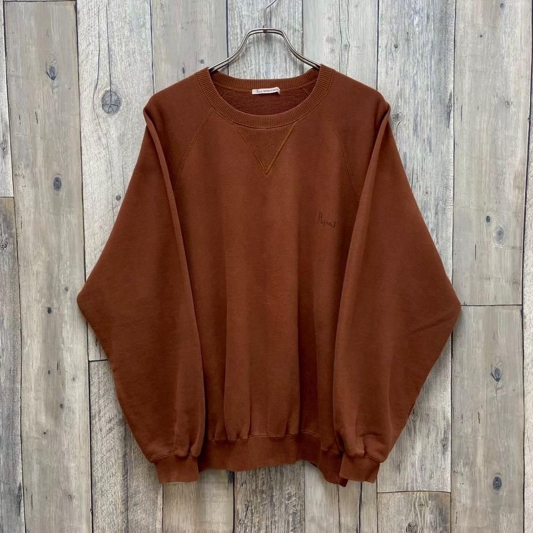 ✨人気✨ビンテージ　Papas パパス定番VガゼットスエットL L OLD PAPAS Papas 90s パパス Vガゼット スウェット トレーナー - メルカリ