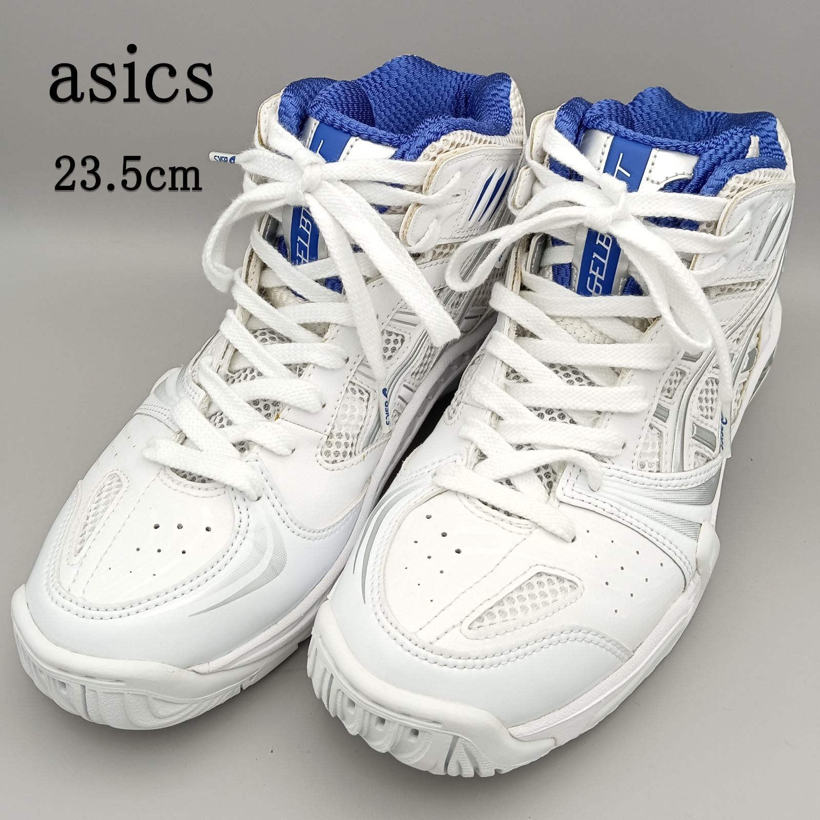 【美品】asics アシックス ゲルバースト スウィープ2 ホワイト 23.5㎝ 美品】asics アシックス ゲルバースト スウィープ2 ホワイト