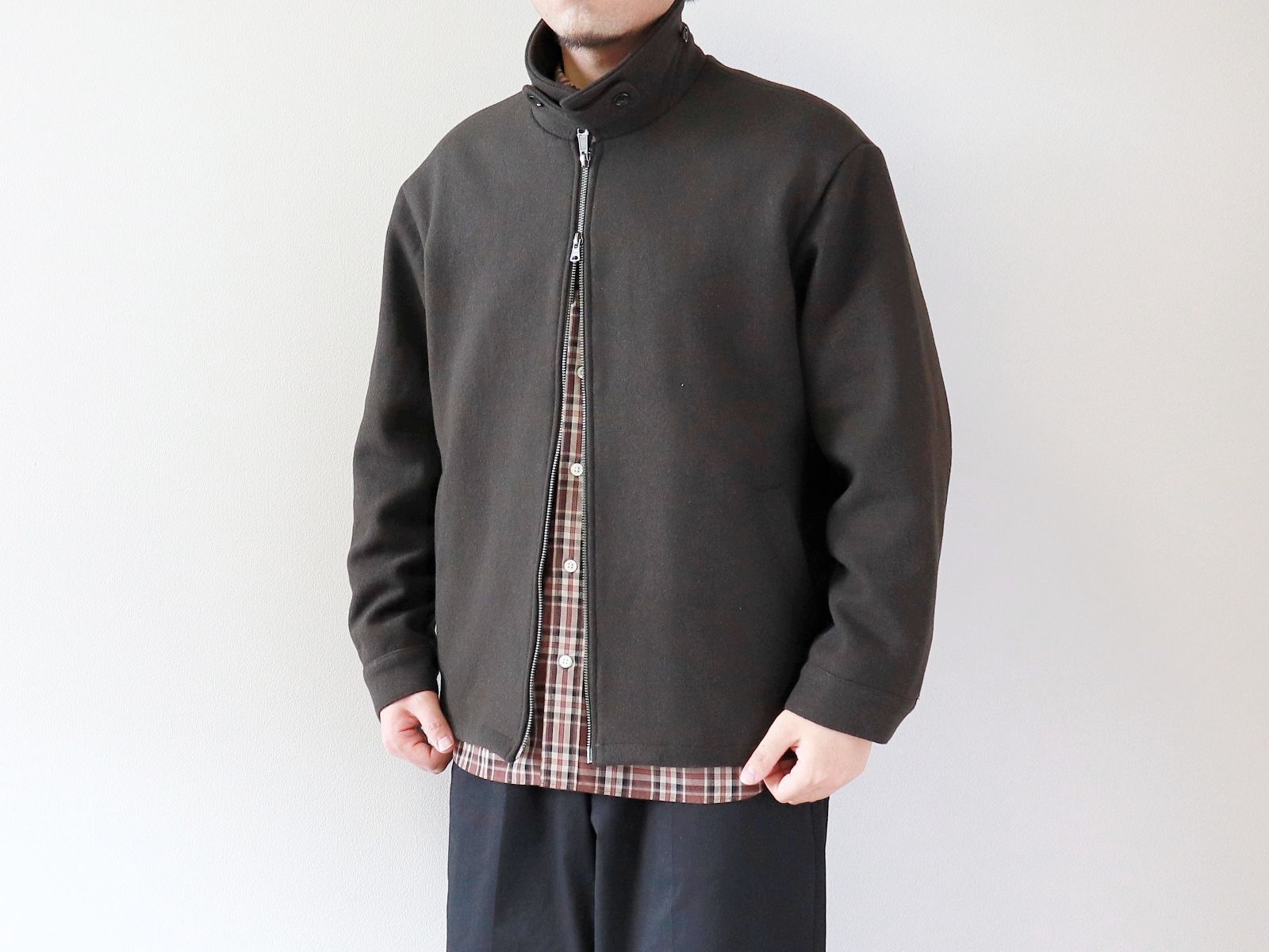 SALE】LiSS / Soutien Collar Wool Blouson - K.B - メルカリ