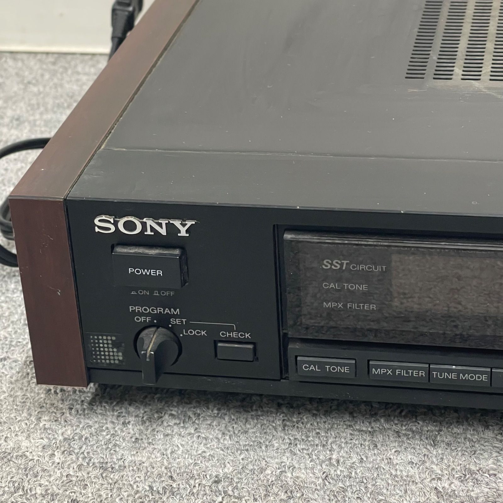 NPA】ジャンク SONY ソニー FM AM チューナー ST-S333ESX Ⅱ レトロ