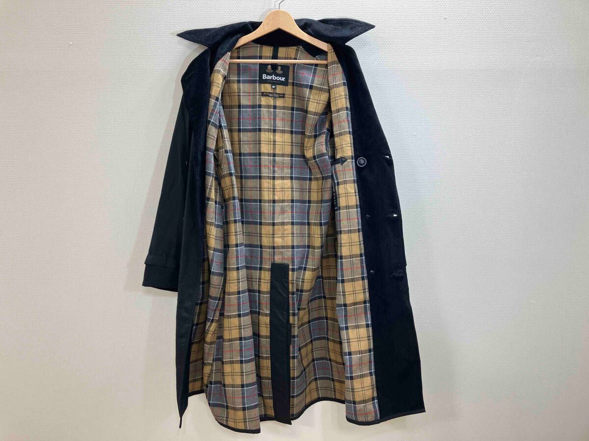 ☪ コート ブラック BARBOUR whitley mwx1014 トレンチスタイル トレンチタイプコート ブラック 36