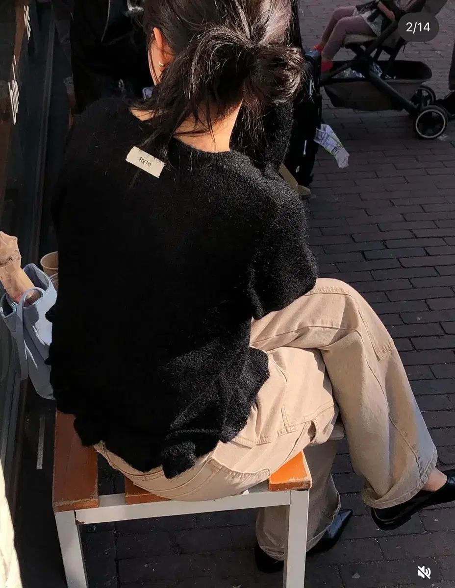 詩人 ガールズポケット ダイイングパンツ ベージュ S