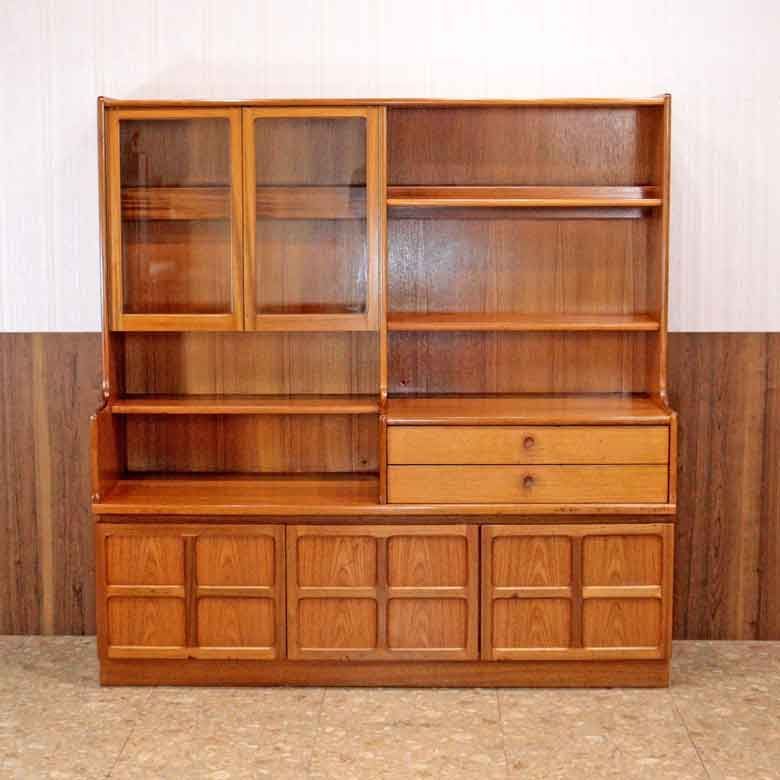 キャビネット ネイサン カップボード イギリス チーク 完成品 NATHAN ミッドセンチュリー 北欧