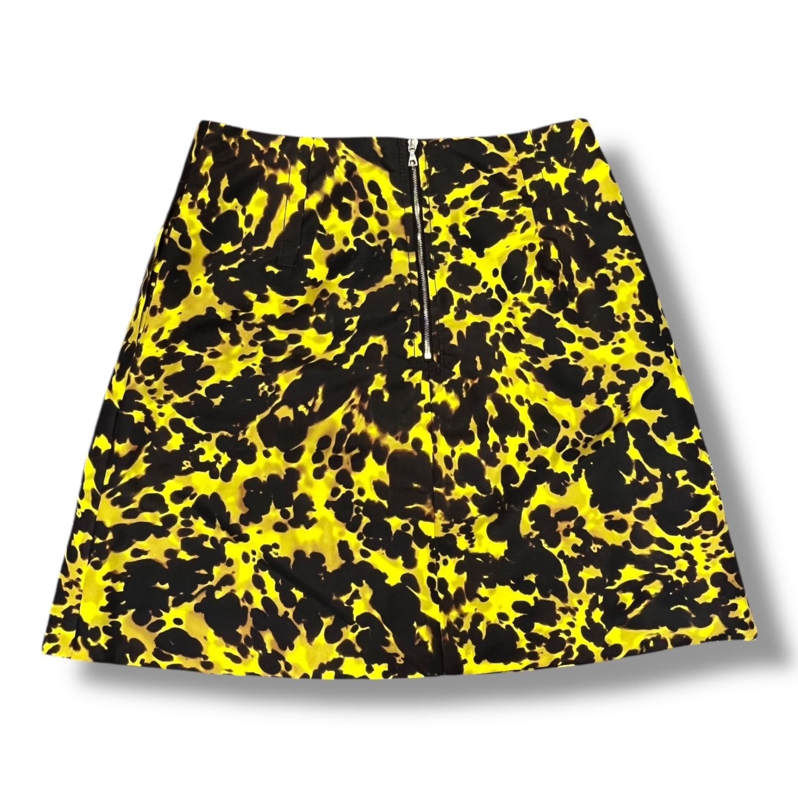 Meryll Rogge レオパードミニスカート 総柄 メリルロッゲ イエロー系 36 605A1