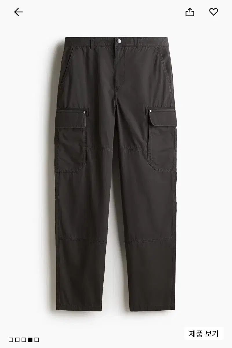 H & M コットンパンツ リラックスフィット カーゴ パンツ XXL 110 ー 115 オーバーサイズ