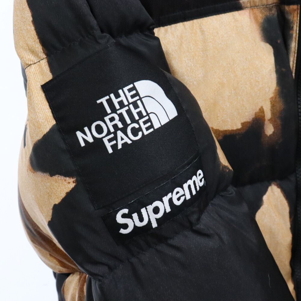 SUPREME (シュプリーム) 21AW×THE NORTH FACE Bleached Denim Print 