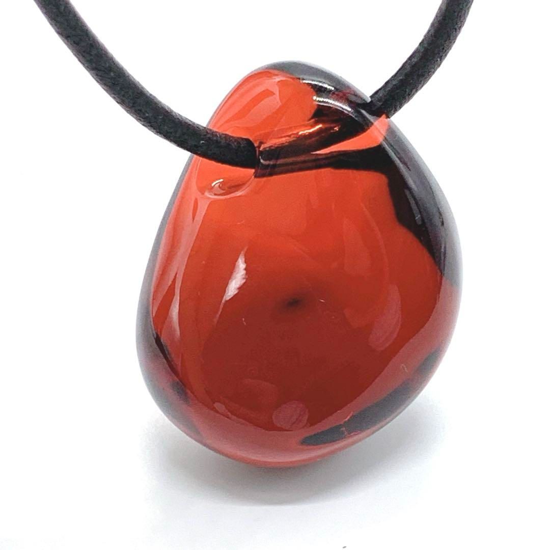 Baccarat バカラ ガレ ネックレス ペンダント レッド 赤 - メルカリ