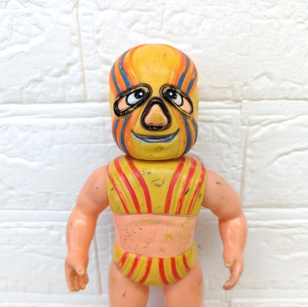 メディコム タイガーマスク　ビッグサイズ　レトロソフビ ザ ユニバーサルマスク ソフビ メディコムトイ タイガーマスク レア