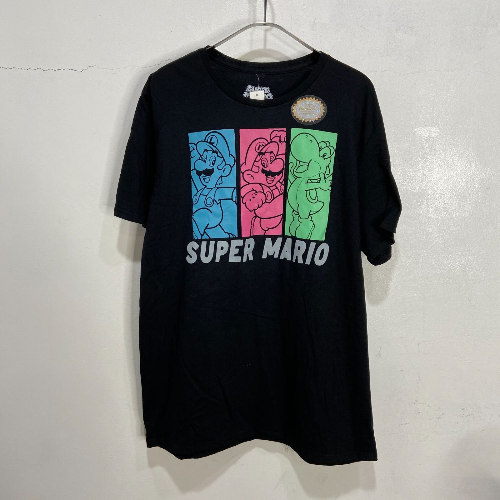 送料無料☆タグ付き未使用品☆マリオブラザーズ☆キャラTシャツ 