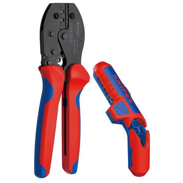 KNIPEX クニペックス エルゴストリップ＆圧着ペンチセット 003131V01SB
