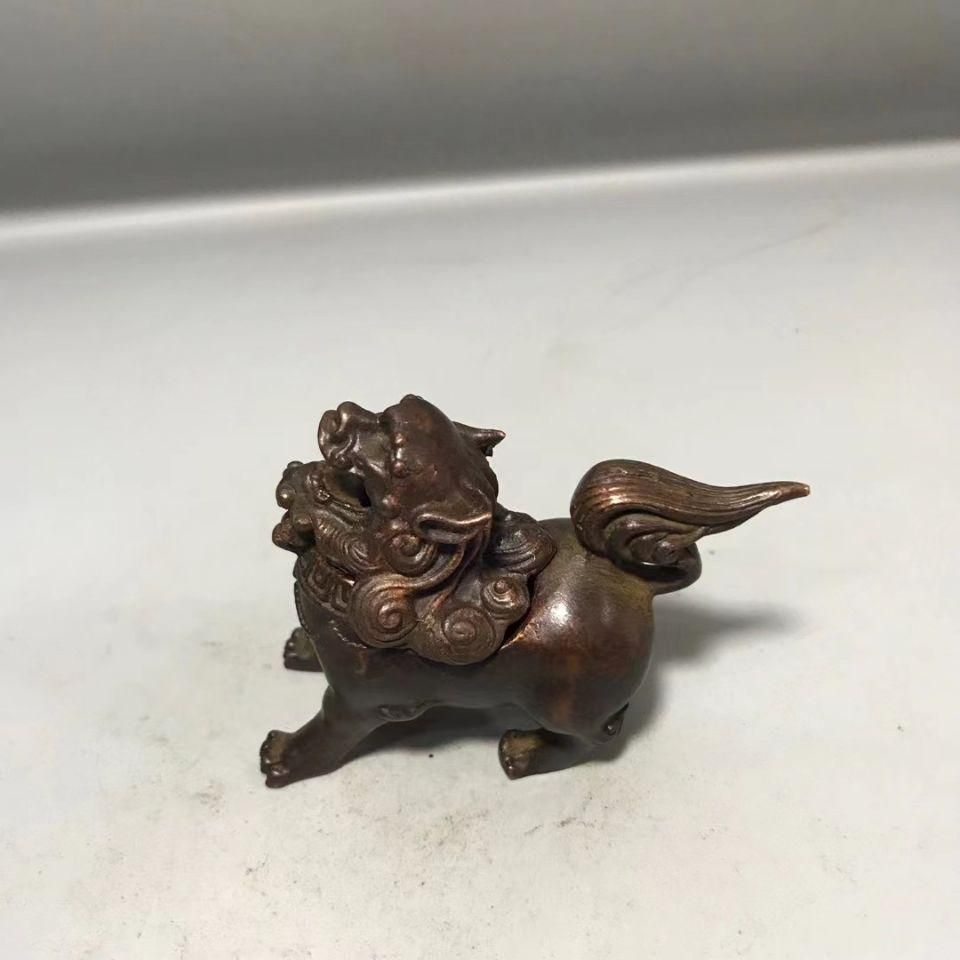 銅 細工 香炉 獅子香炉 香道具 茶道具 装飾品 工芸品 置物