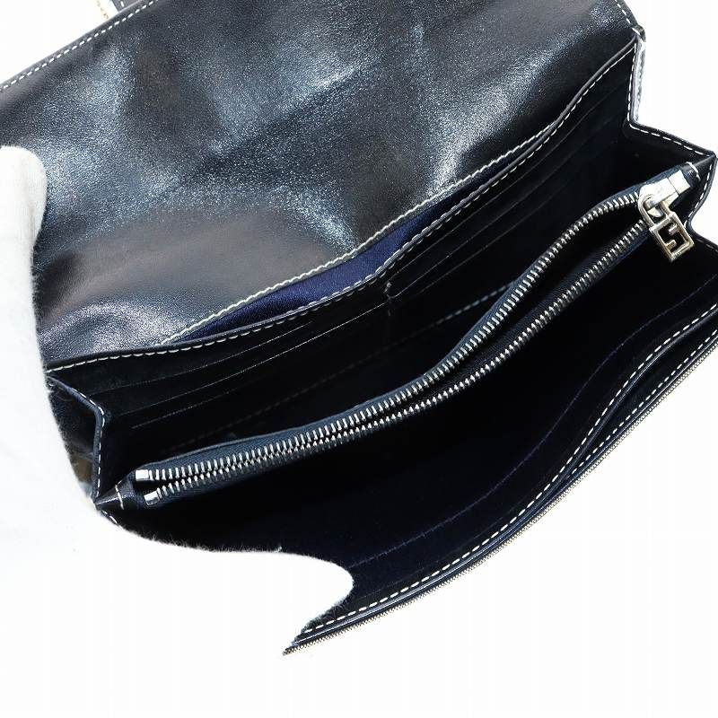 FENDI ズッキーノ マンマバケット キャンバス レザー ブラック長財布 楽天市場】【財布】FENDI フェンディ ズッキーノ 2つ折長財布 二