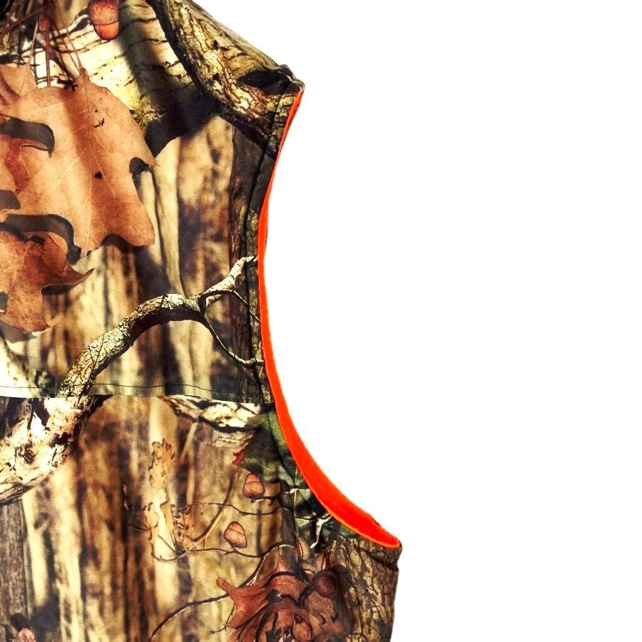 リバーシブル!2Way!フリースベストリアルツリーカモベストrealtree