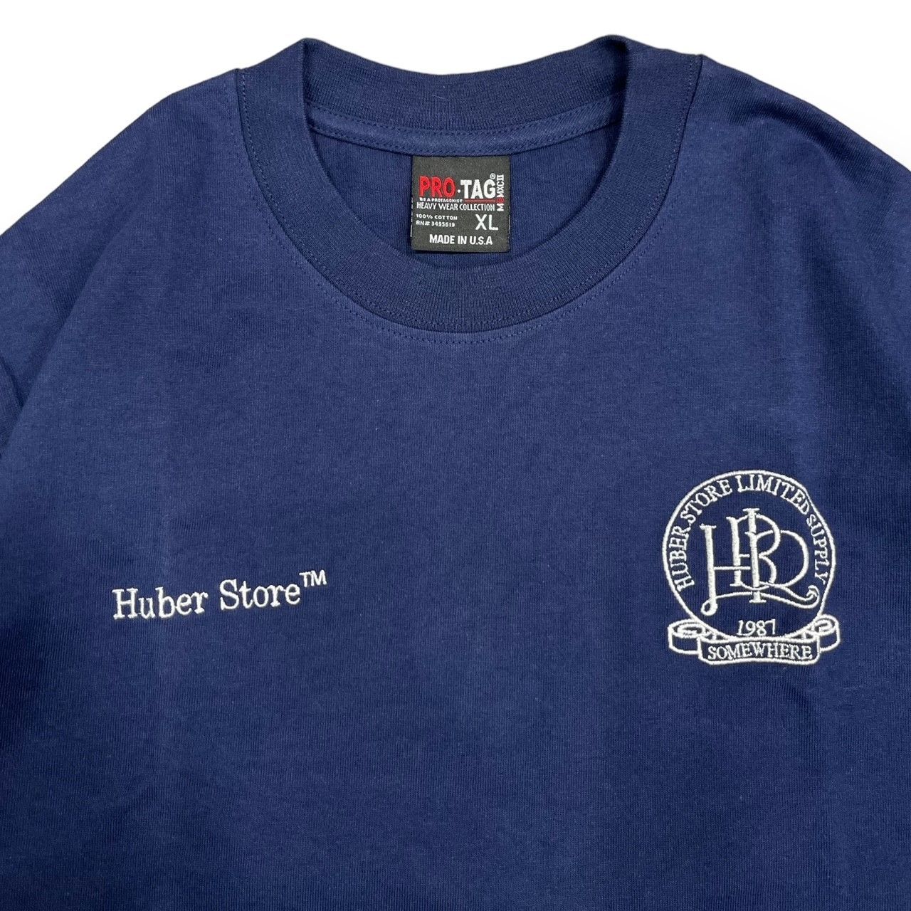 新品 Huberstore Original Emblem Tee NAVY XL