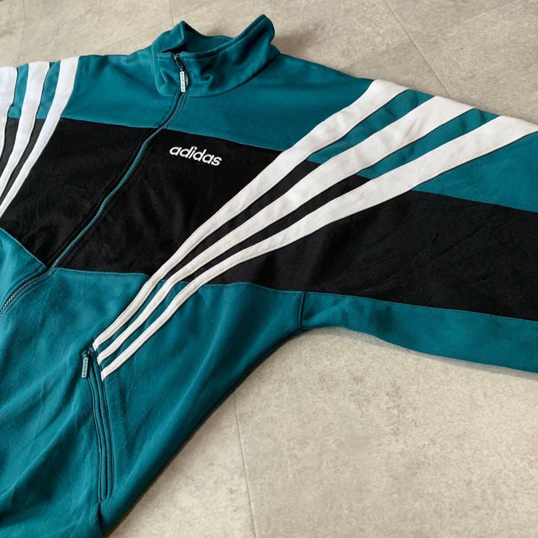 XXLアディダスadidasブルーグリーン青緑トラックジャケットジャージ adidas/アディダス BECKENBAUER TT トラックジャケット