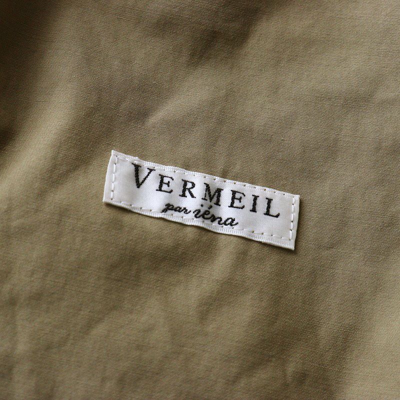 美品 ヴェルメイユパーイエナ VERMEIL par iena タフタZIP