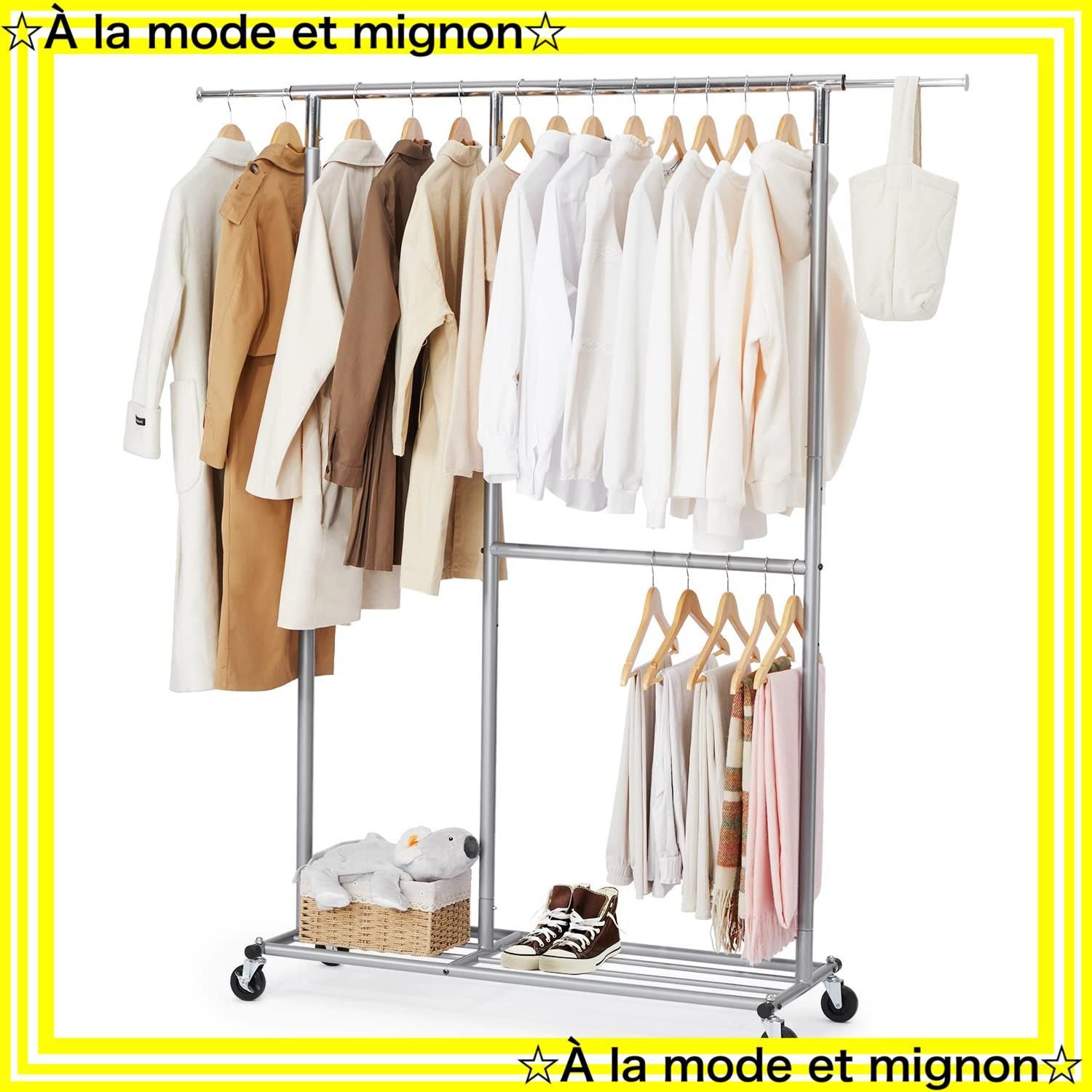 ハンガーラック パイプハンガーラック 耐荷重150KG 業務用 大容量 収納