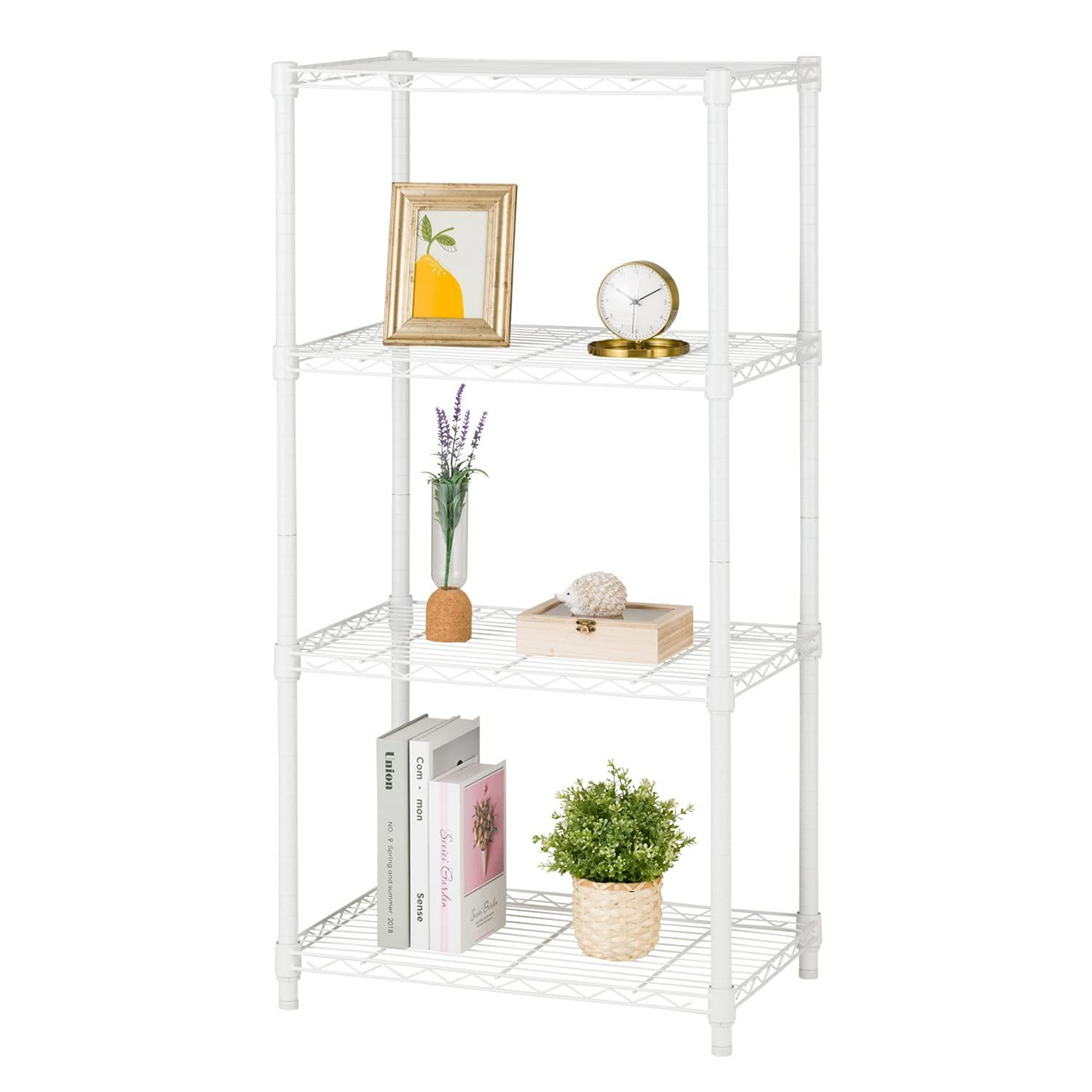 新着商品 エリソン スチールラック スリム 幅60cm ドウシシャ ルミナス互換 ホワイト EHE60124WH
