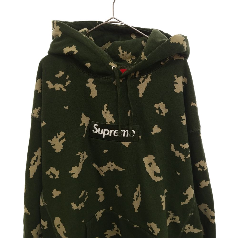 SUPREME (シュプリーム) 21AW Box Logo Hooded Sweatshirt Olive