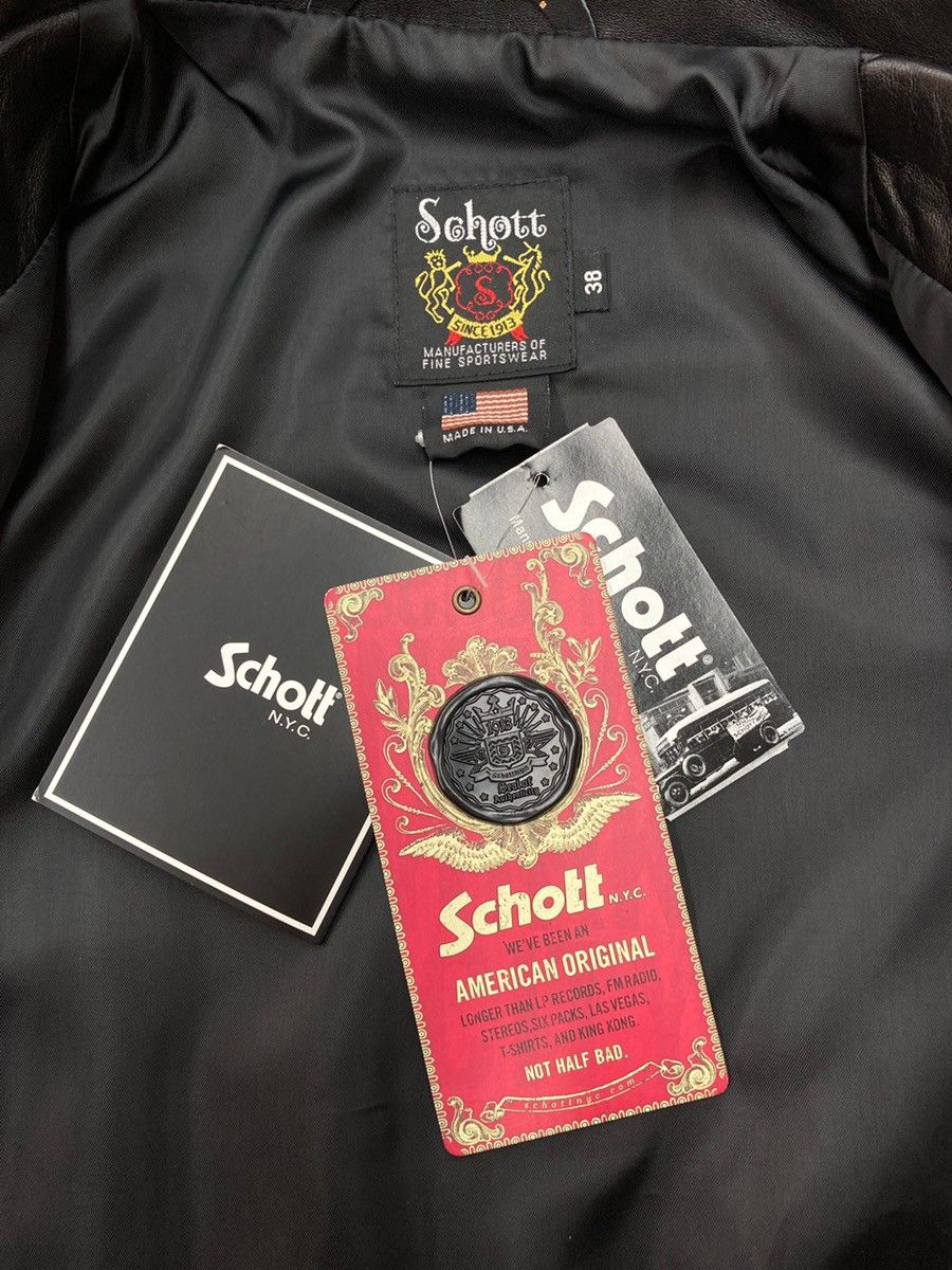 ステューシー STUSSY Schott ショット コラボ シングル ライダース