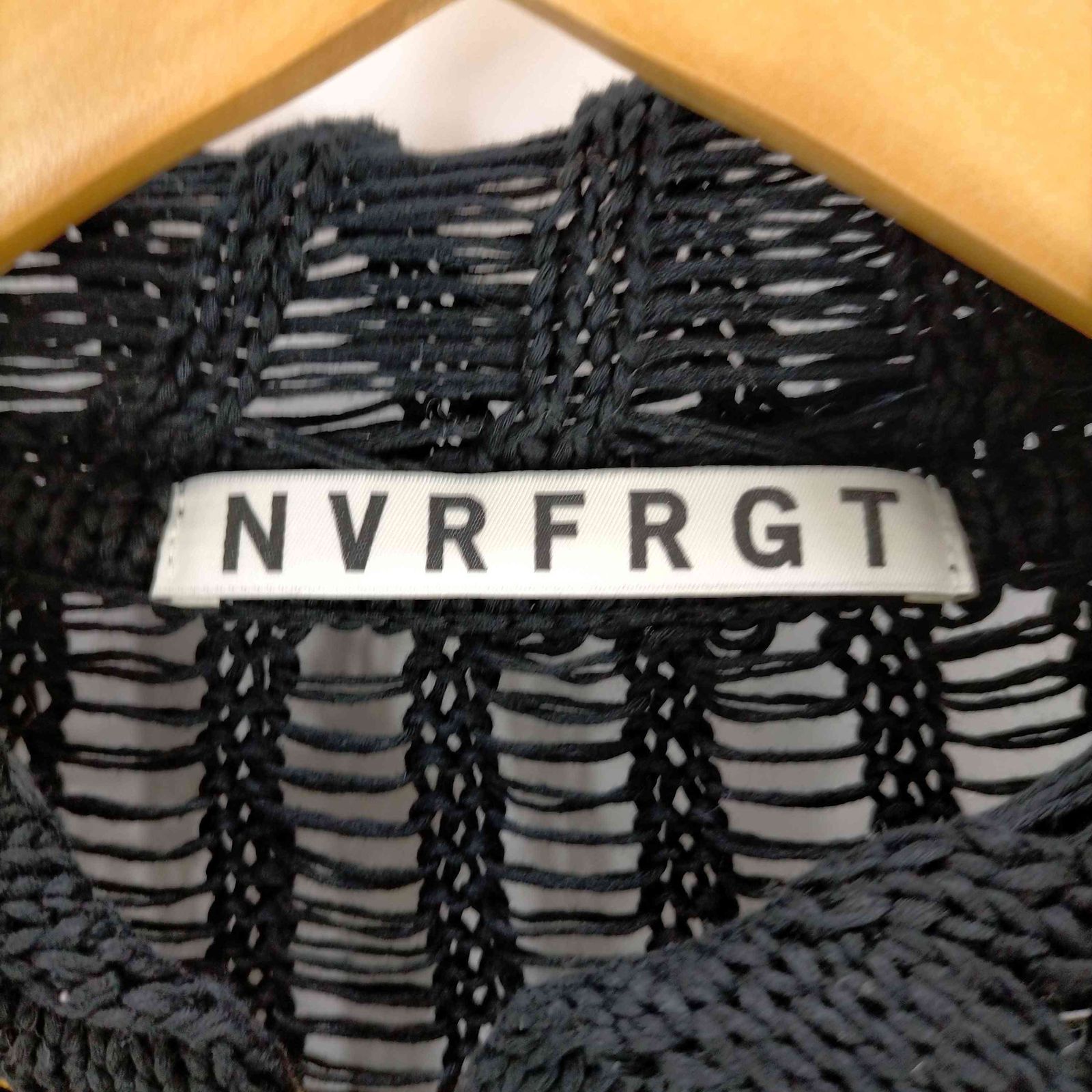 ネヴァーフォーゲット NVRFRGT 23SS COTTON OPEN KNIT CARDIGAN メンズ