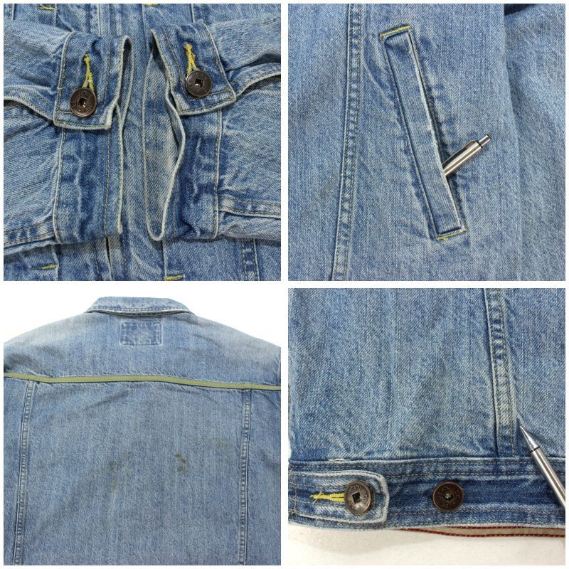 00s MARITHE + FRANCOIS GIRBAUD フルジップ デニムジャケット メンズ