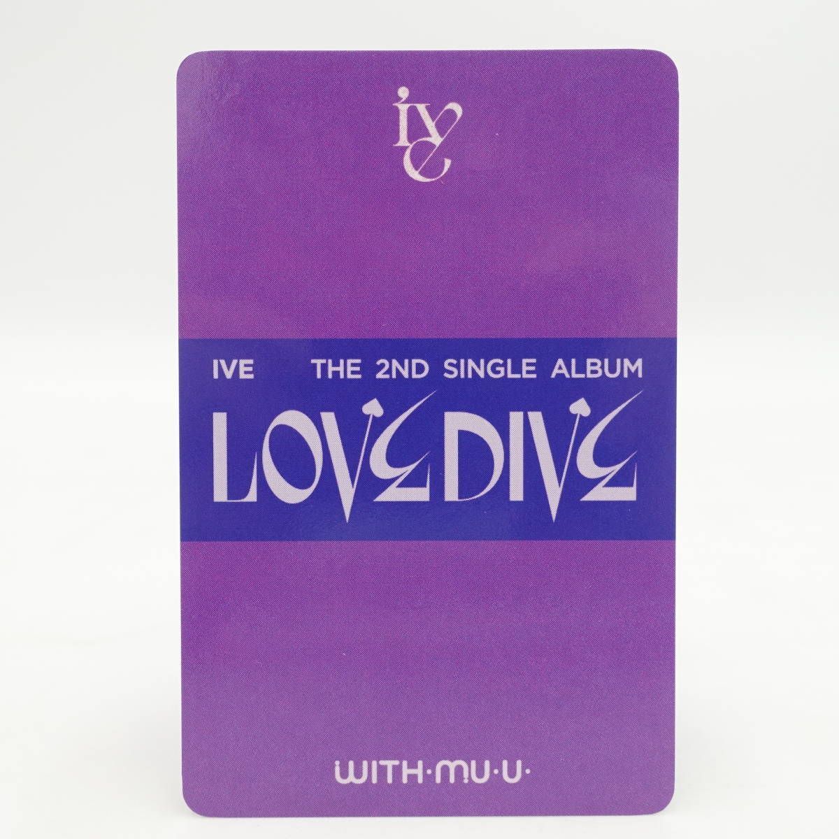 IVE ウォニョン LOVE DIVE トレカ カード フォト withmuu ヨントン 