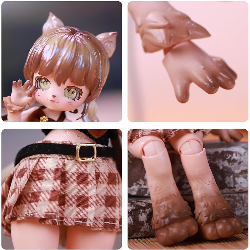 ICY Fortune Days 14cm bjd 人形 -野獣シリーズの人形セット