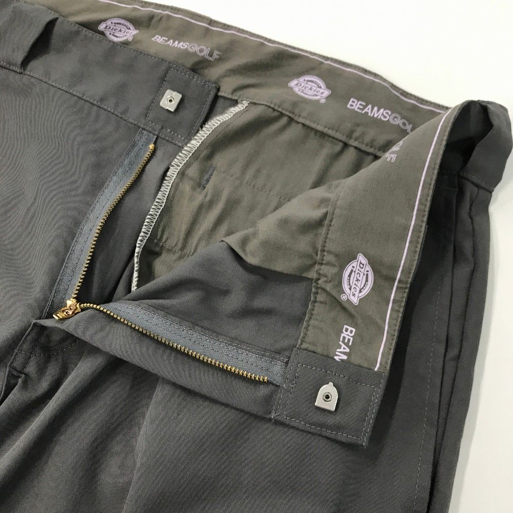 サイズ：34 BEAMS GOLF ビームスゴルフ × DICKIES チノパンツ  グレー系 [240101441043] ゴルフウェア メンズ ストスト サイズ：34 BEAMS GOLF ビームスゴルフ × DICKIES チノパンツ