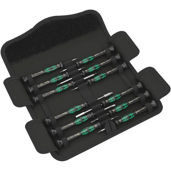 WERA ヴェラ 12本組 精密ドライバーセット 収納ポーチ付 073677 工具 ツール DIY 作業工具 道具