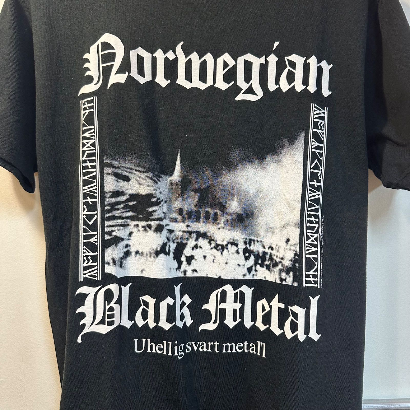 Norwegian black metal exhibition Tシャツ M ブラックメタル 写真展 - メルカリ