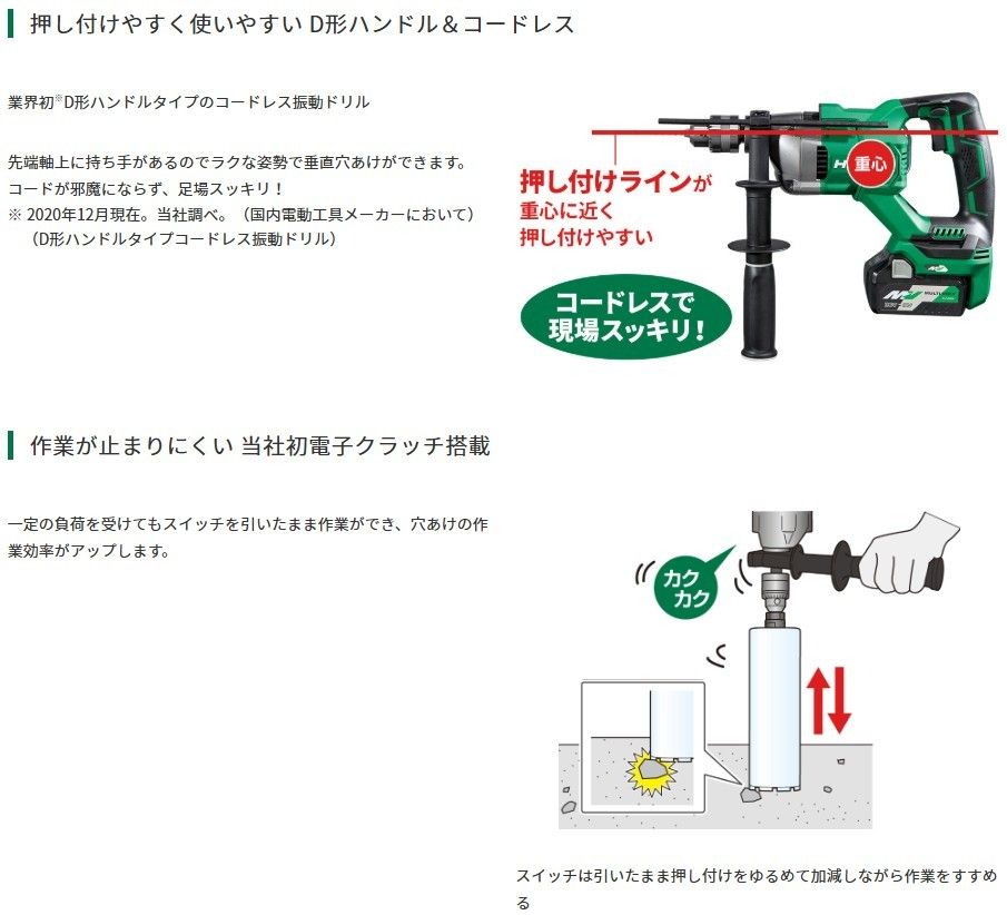 ドリルチャック式 バッテリー