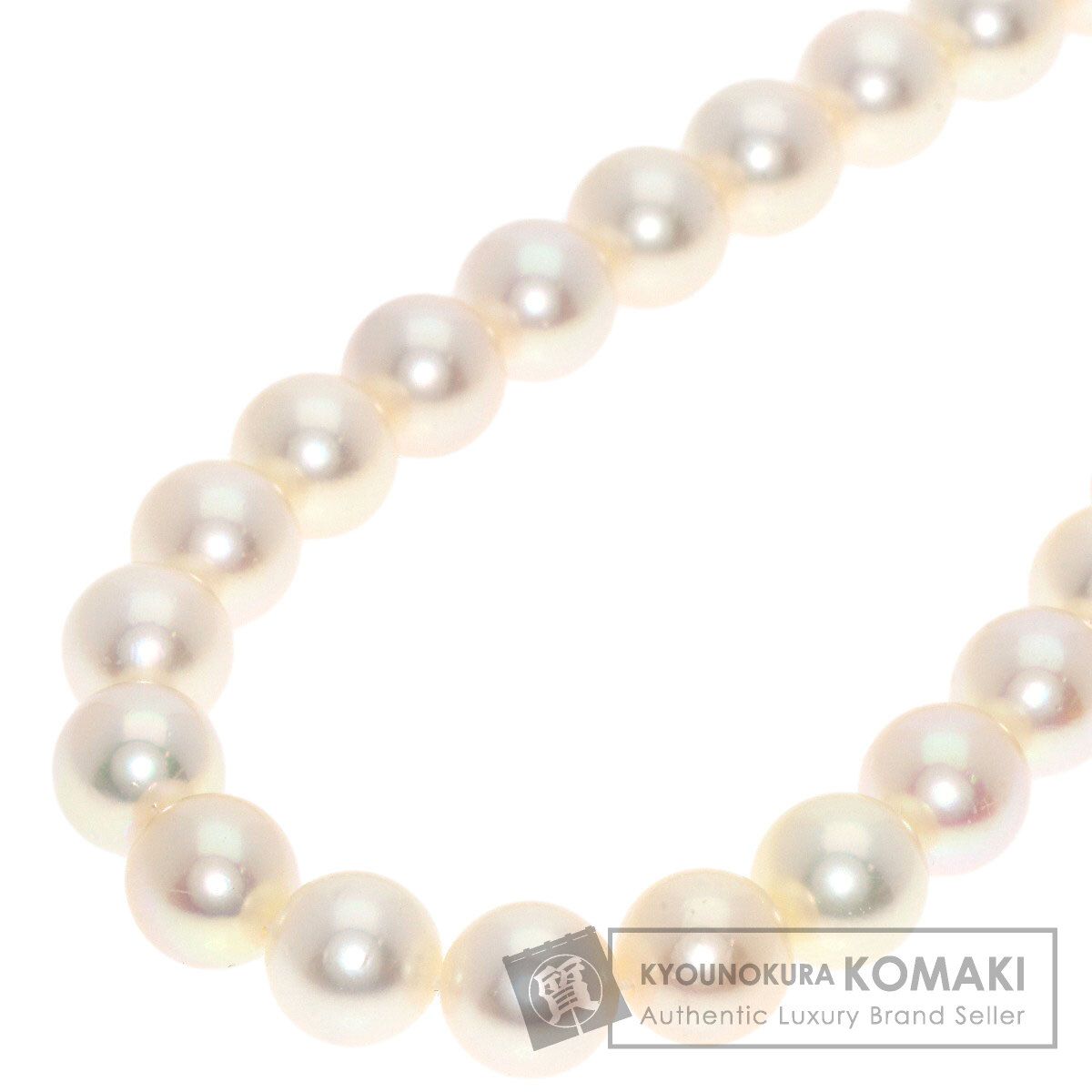 ミキモト　MIKIMOTO K14WG ロング　パールネックレス MIKIMOTO ミキモト パール 真珠 ロング ネックレス K14YG