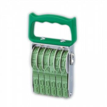 テクノタッチ回転印 欧文6連 明朝体 初号 TK-006